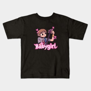 Scott Pilgrim vs the world babygirl design Kids T-Shirt